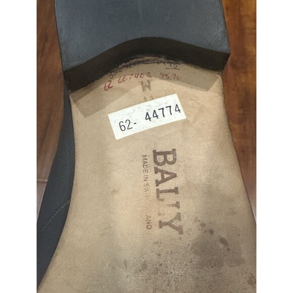 Bally of Switzerland Tirano Gray Leather Loafers Slip-On Shoes - Men’s Size 10 M main image 6